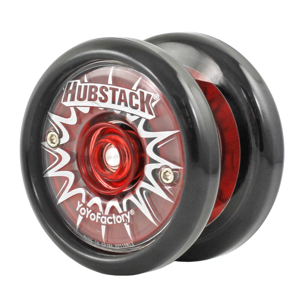 Hubstack Yo-Yo Black with Red