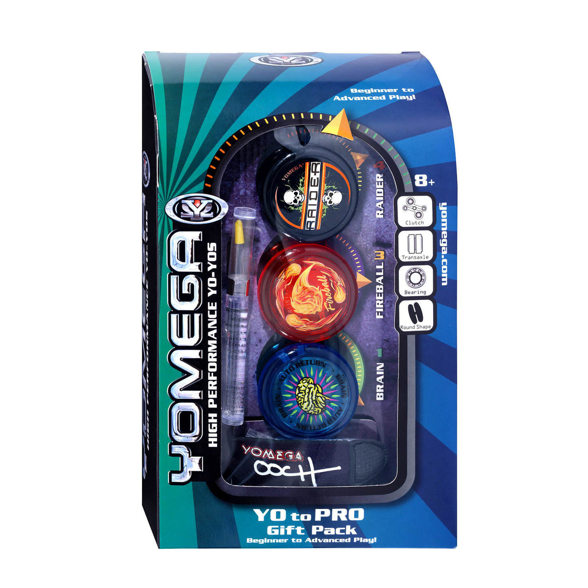☆YOMEGA Yo-Yo with a Brain　（米国製） 3個セット Yomega 3 Piece YoYo Gift Pack – YoYo Shop