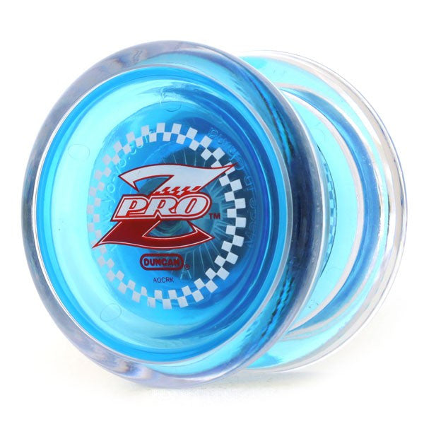 Duncan Pro Z Yo-Yo Clear / Blue Caps