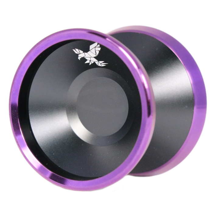 Black with Purple Rings