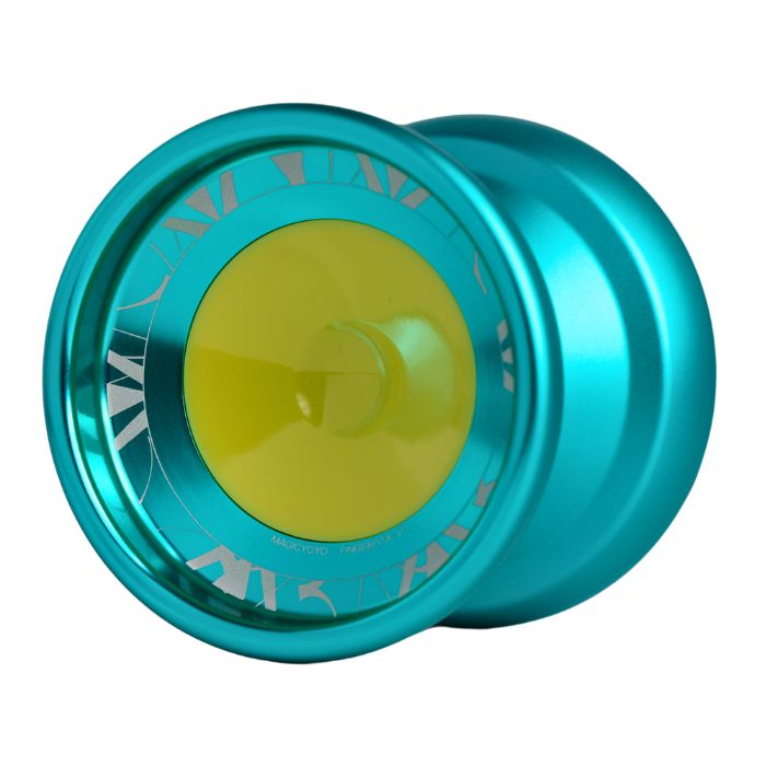 Teal / Yellow Caps