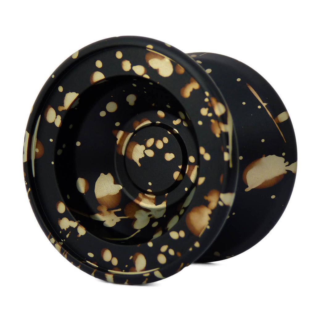 Werrd Tre Yo-Yo Black with Bronze Splash by YoYo Shop Australia