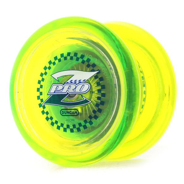 Duncan Pro Z Yo-Yo Yellow / Clear Caps