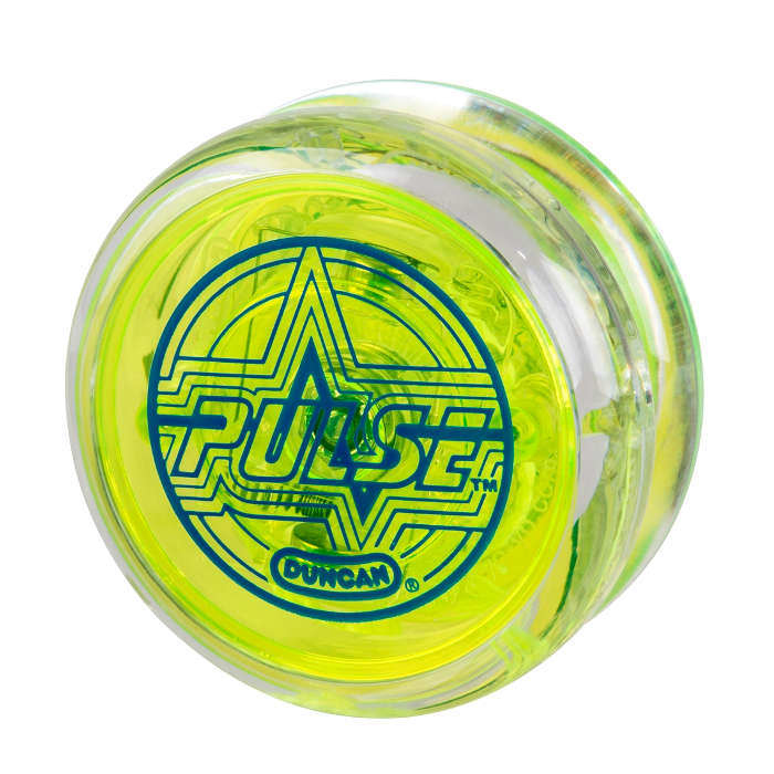 Clear / Yellow Caps / Blue Writing