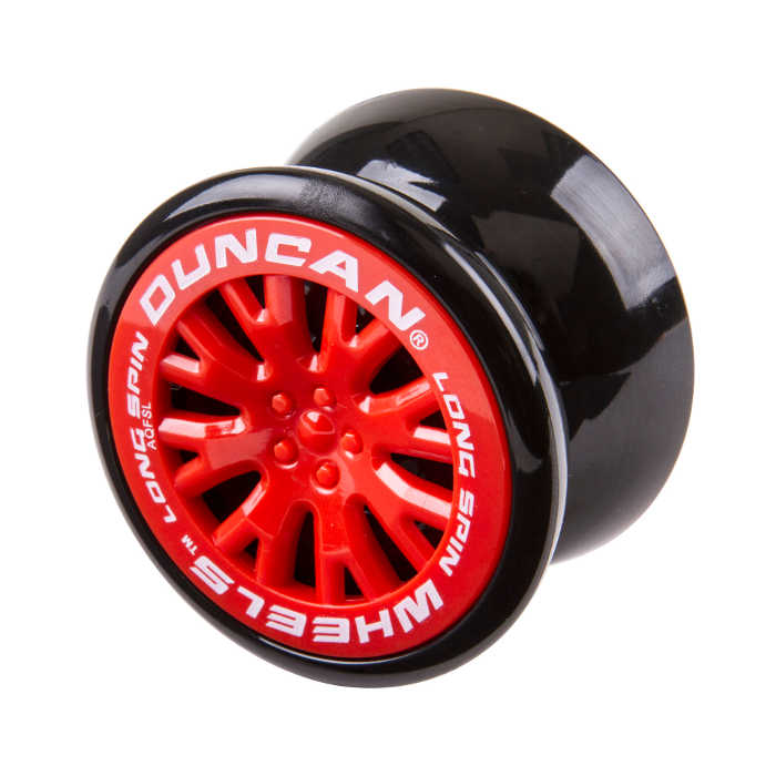 Wheels Yo-Yo Black / Red Caps