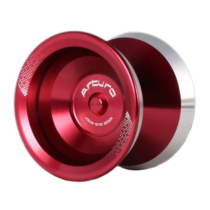 Red with Silver Rims