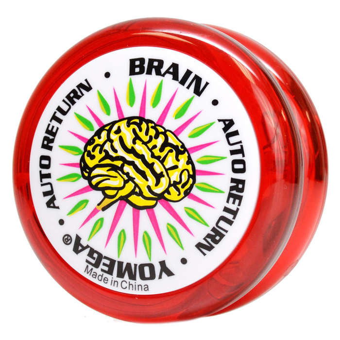 Brain Yo-Yo Red with White Cap