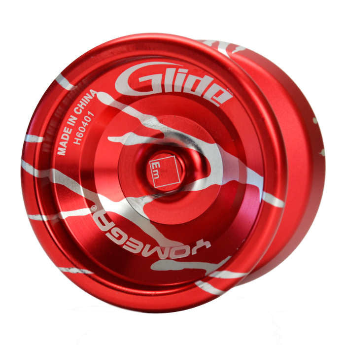 Glide Red with Silver Splash