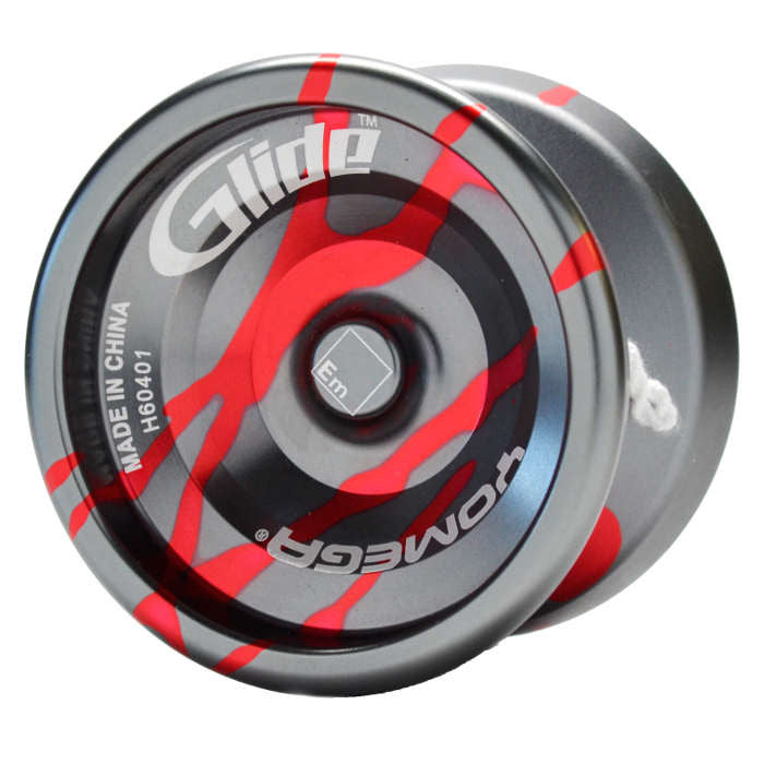 Glide Grey with Red Splash