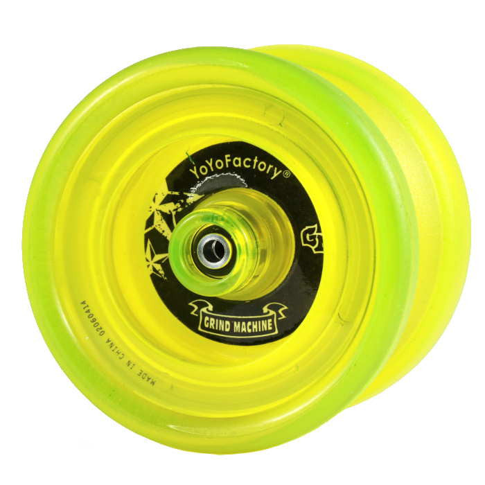 Grind Machine Yo-Yo Translucent Yellow Green