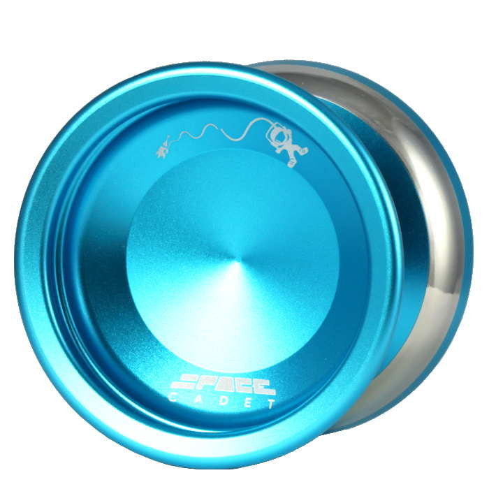 Space Cadet Yo-Yo  Aqua (Silver Rims)